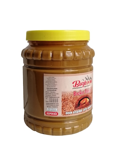 Bozkırım Kepeksiz Bozkır Tahini Pet Kutu 1900 G