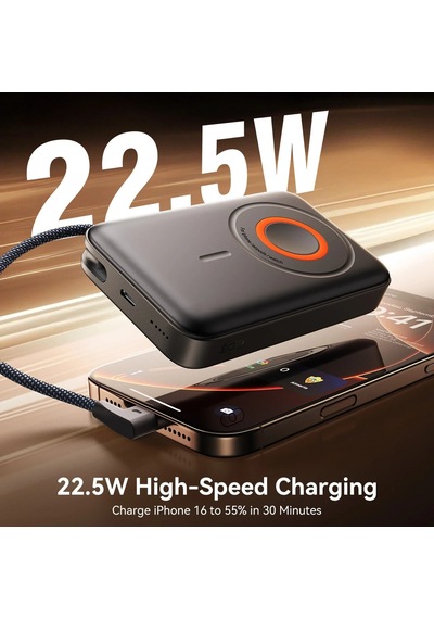Joyroom Jr-pbm02 20w 10.000 Mah Kablolu 3 İn 1 Magsafe Powerbank Diğer
