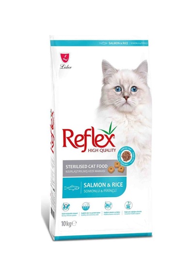 Reflex Somonlu Kısırlaştırılmış Yetişkin Kedi Maması 10 Kg