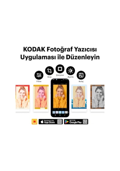Kodak Mini Shot 2 Era Filmli Fotoğraf Makinesi + 30'lu Baskı Seti + Fotoğraf  Albümü