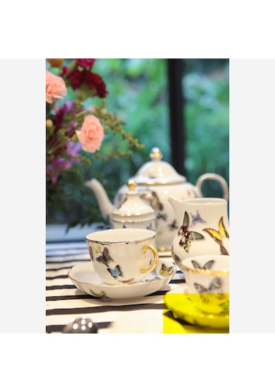 Beyaz Porselen Çay Fincanı 240 Ml