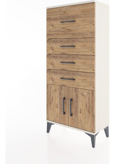 Hyperion Dolap 4 Çekmeceli 2 Kapaklı 60x44x134 Aytaşı-çam Aytaşı Hyperion Dolap 4 Çekmeceli 2 Kapaklı 60x44x134 Aytaşı-çam Aytaşı