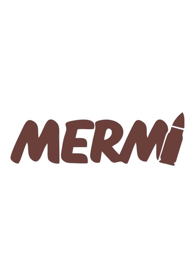 Mermi Araba Sticker 17x17 Cm Kahverengi