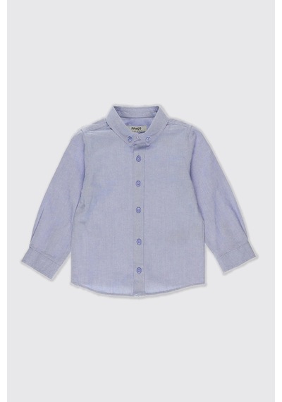 Erkek Bebek Basic Lacivert Oxford Gömlek 5652858
