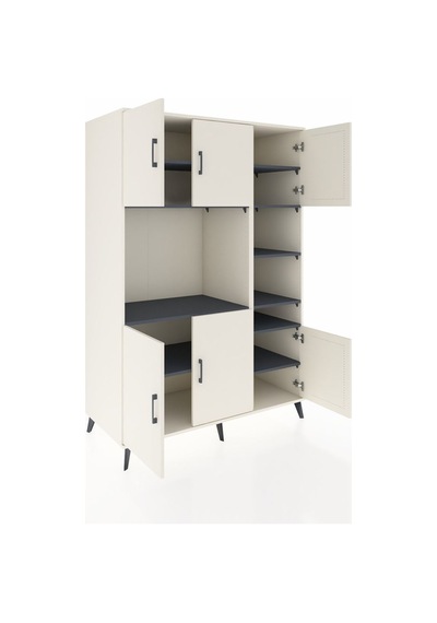Kronos Dolap 10 Raflı 6 Kapaklı 132x59x195 Aytaşı-aytaşı/antr... Aytaşı