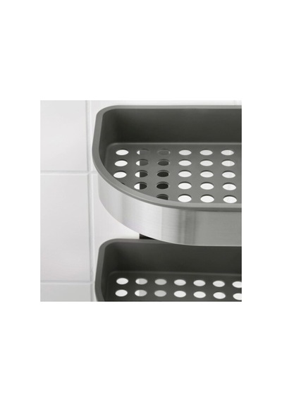 Paslanmaz Çeli K Duş Sepeti - Banyo Rafi Standart Standart