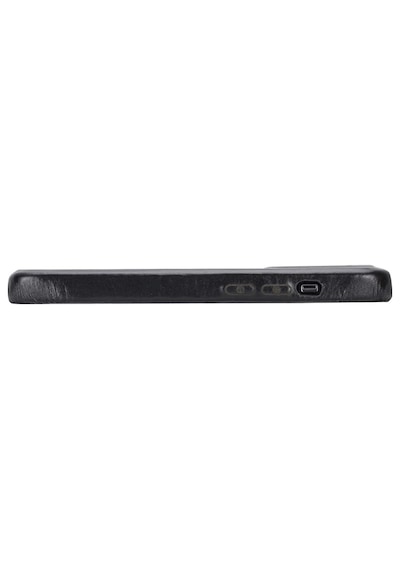Apple Uyumlu iPhone 15 Pro Deri Arka Kapak Rock Rst1