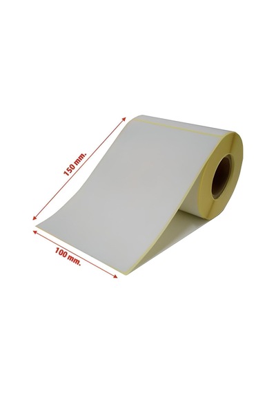 Barkod & Termal Etiket Rulosu 100 Mm X 150 Mm 250 Adet Sticker 1.kalite Beyaz - 937306975