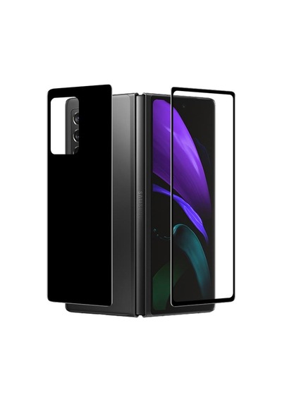 Samsung Uyumlu Galaxy Z Fold 2 Ön Arka 5D Temperli Ekran Koruyucu