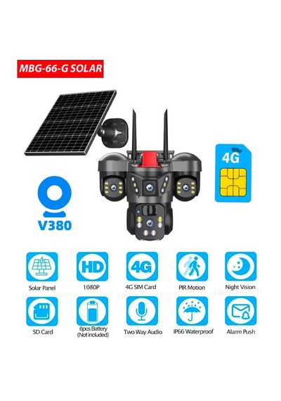 Multibox Mbg-66-g Solar Ptz Güvenlik Kamerası