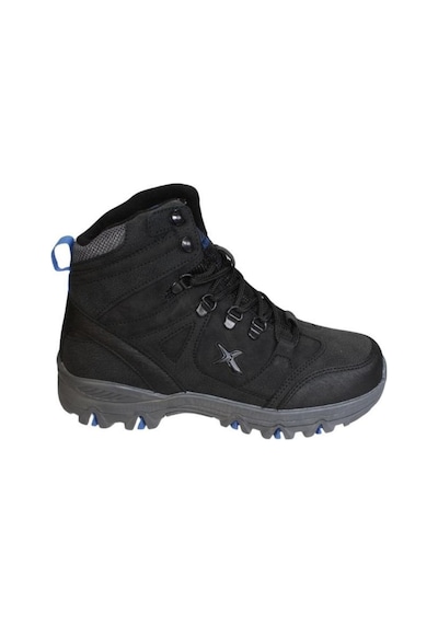 Kinetix Erkek Mat Cilt Garson 36-40 Bilekli Bağcıklı Termo Taban Soğuya Kışa Dayanıklı Outdoor Bot 001