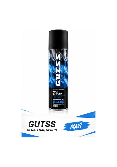 Gutss Professional Geçici Unisex Saç Boyası Sprey 150 Ml Blue Mavi
