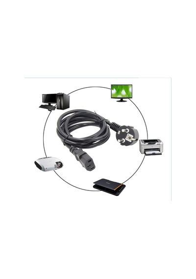 Primex Px-pwr15 1.5 Metre Power Kablosu, Pc Power Supply Kablosu, 3x0.75mm Psu Power Kablo, Full Bakır Power Kablo