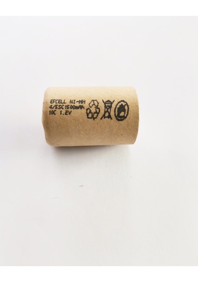 Efcell Nı-mh 4/5sc 1500 Mah 10c 1.2v Şarjlı Pil Batarya