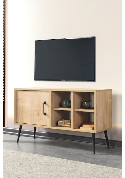3108 Şile Metal Ayaklı Metal Kulplu 100 Cm Tv Ünitesi - Safir Safir 3108 Şile Metal Ayaklı Metal Kulplu 100 Cm Tv Ünitesi - Safir Safir