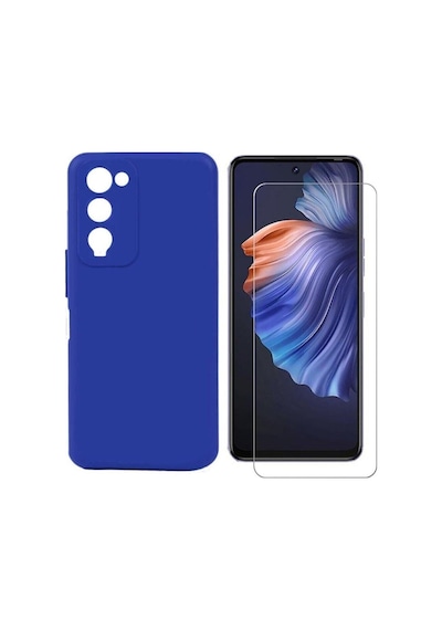 Tecno Camon 18/ 18t/ 18p Kılıf Esnek Soft Tasarım Kılıf Ve Nano Ekran Koruyucu Col177206-pembe