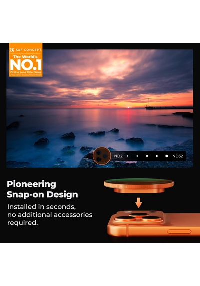 K&f Concept İphone 17 Pro Ve Pro Max İçin Nd2-32 Filtre - 28 Katmanlı Nano Optik