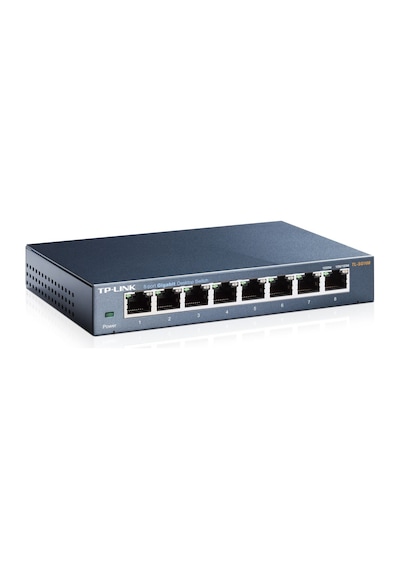 Tp-Lınk 10/100/1000Mbps 8Xport %72 Güç Tasarruflu Çelik Kasa Swit