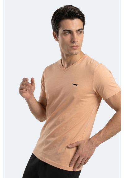 Slazenger Rıvaldo T Erkek Vizon Tişört