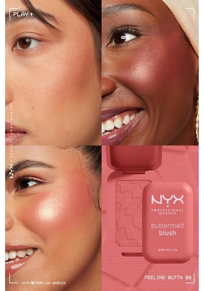 Nyx Professional Makeup Buttermelt Blush Kremsi Pembe Pudra Allık - 08 Feelin Butta 08