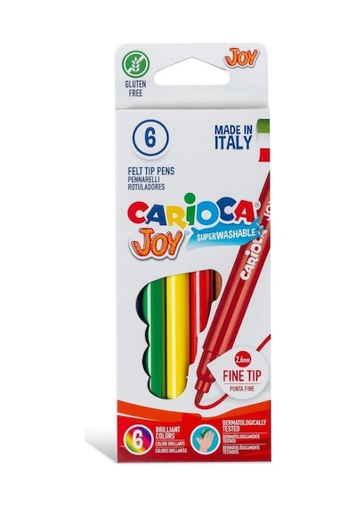 Carioca Joy Yıkanabilir Keçeli Kalem 6'lı