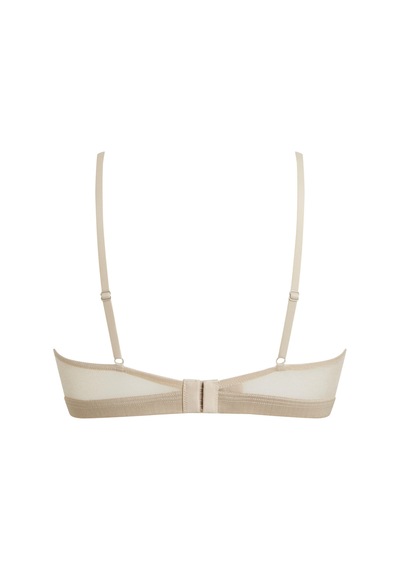 Calvin Klein Unlıned Bralette Kadın Bej Bralet