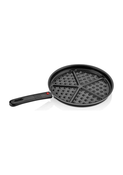 26 Cm %100 Alüminyum Waffle Tava, Dayanıklı Tasarım 14 Cm