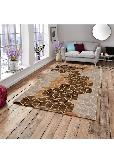 Ideal Kadife 4 M2 Ve 6 M2 Seçenekli Lastikli Halı Örtüsü 207