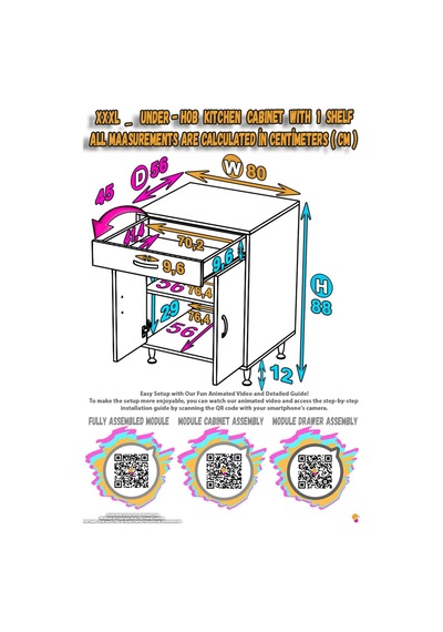 Xxxl Yeni Qplas Modüler Mutfak 80 Cm Ocak Altı Dolabı - Çekmece, Kapak Ve 1 Raf 2 Bölmeli Beyaz Xxxl Yeni Qplas Modüler Mutfak 80 Cm Ocak Altı Dolabı - Çekmece, Kapak Ve 1 Raf 2 Bölmeli Beyaz