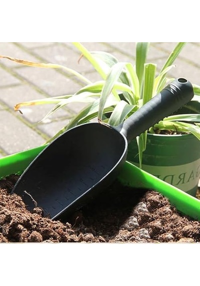 2'li Bahçe Küreği Seti, Plastik, Ölçekli, Çok Amaçlı, 30 Cm, Toprak Ve Pet Mama Aktarma