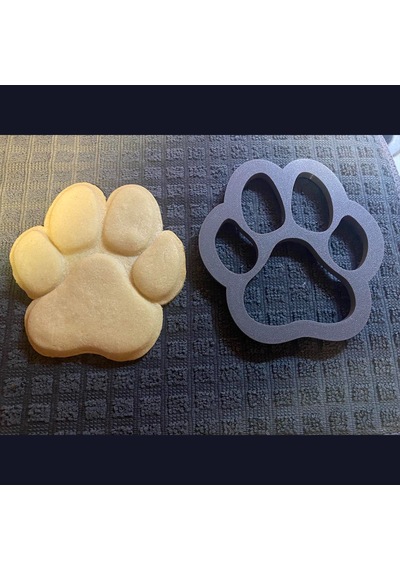 Mizaku Köpek Patisi Şeklinde Kurabiye Kalıbı Siyah