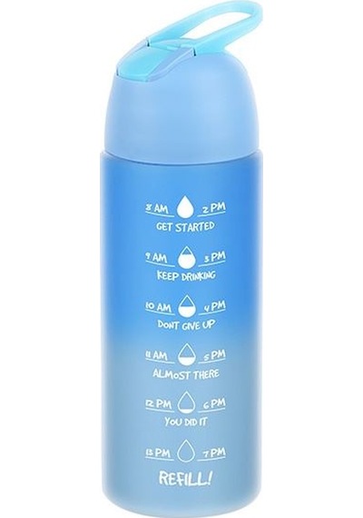 Quick Motivasyonel Matara 500 Ml - 16,9 Oz Mavi