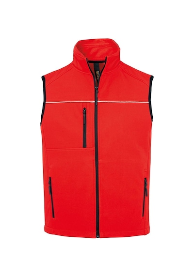 My Form Softshell Outdoor Su Geçirmez Yelek-kırmızı
