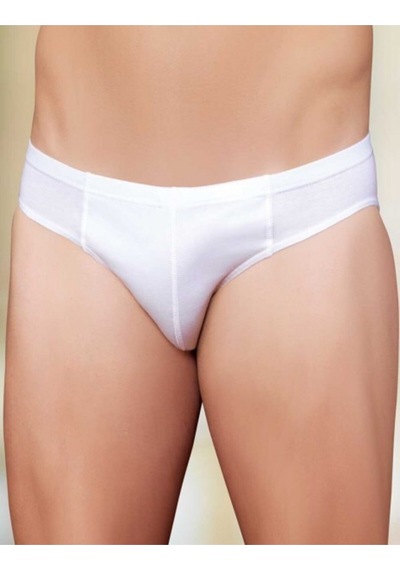 Şahinler Erkek 6lı Paket Penye Külot Slip Yeni Sezon Beyaz