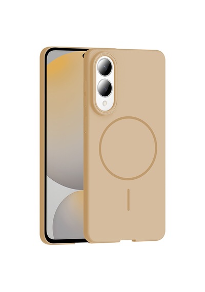 Galaxy Uyumlu S25 Edge Kılıf İnce Magsafe Kamera Yükseltili Yumuşak Silikon Pazarplus Lacivert