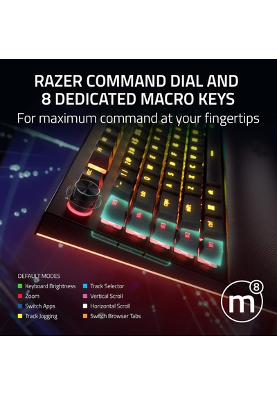 Razer Blackwidow V4 Pro Yeşil Anahtar - Mekanik Oyun Klavyesi