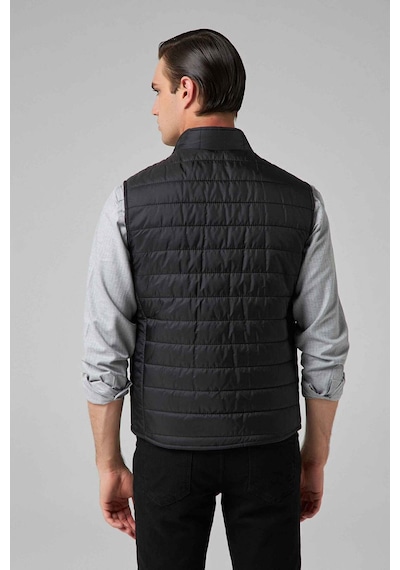 D's Damat Regular Fit Siyah Dik Yaka Elyaf Dolgulu Mevsimlik Fermuarlı Yelek Mont 7HF07ORT42611 D's Damat Regular Fit Siyah Dik Yaka Elyaf Dolgulu Mevsimlik Fermuarlı Yelek Mont 7HF07ORT42611