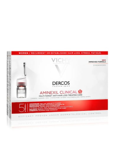 Vichy Dercos Aminexil Clinical 5 Kadın Saç Bakım Serumu 21 x 6 ML