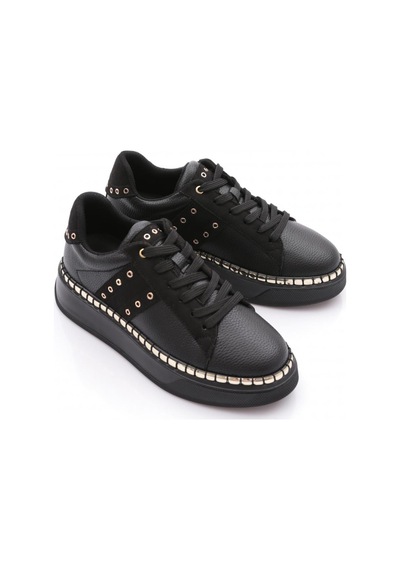 Dgn B07 Kadin Sneaker Ayakkabi Siyah