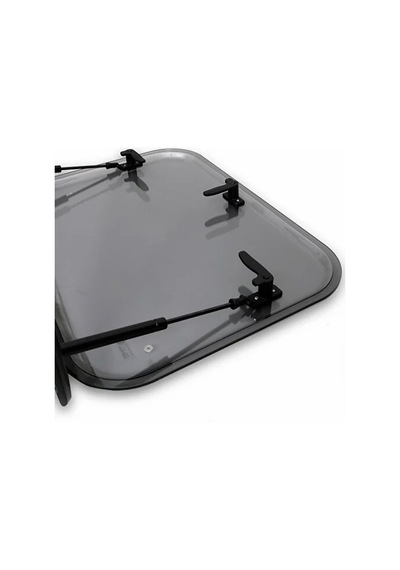 Obus Karavan Babarvy 50x45cm 90 Amortisörlü Karavan Camı / Pence Çok Renkli