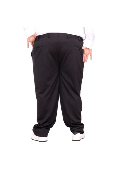 Mode Xl Büyük Beden Erkek Kumaş Pantolon 21027 Siyah Siyah