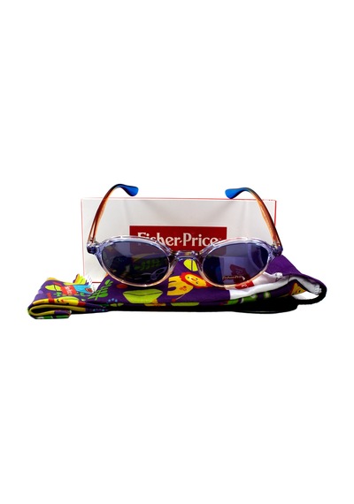 Fisher Price 115 C9 43 Mor Yuvarlak Çerçeve Çocuk Güneş Gözlüğü