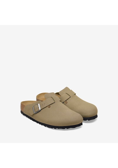 Terlik Kadın 1033154 Birkenstock Boston Bf Nu Faded Khakı Haki
