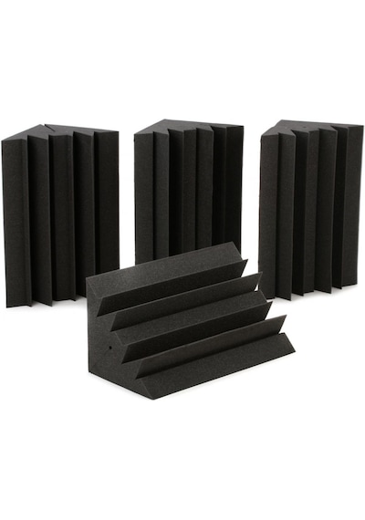 Bass Trap Akustik Köşe Süngeri 13 X 13 X 70 Cm Bantlı