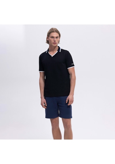 Ellesse Erkek Polo Yaka Tişört 5sm5491-bk Siyah