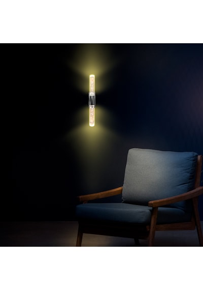 Bubblelight Medium Şık Tasarım Modern Ledli Aplik Gümüşelektrikli Platin