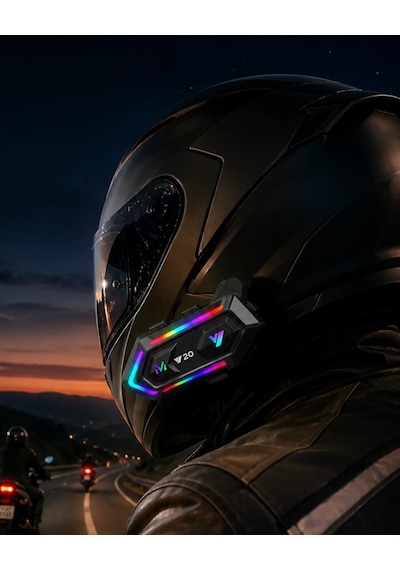 Bluetooth 5.3 Motosiklet Kask Intercom Kulaklık 1000 Metre Bağlantı 60715340