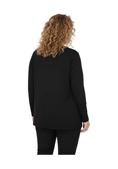 Wearon Kadın Siyah V Yaka Taşlı Bluz Bgl-st05150 Siyah