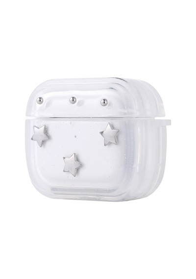 Lexroo Airpods 3. Nesil Airbag 44 Airbag Tasarımlı Simli Şeffaf Kutup Kılıf - Lale