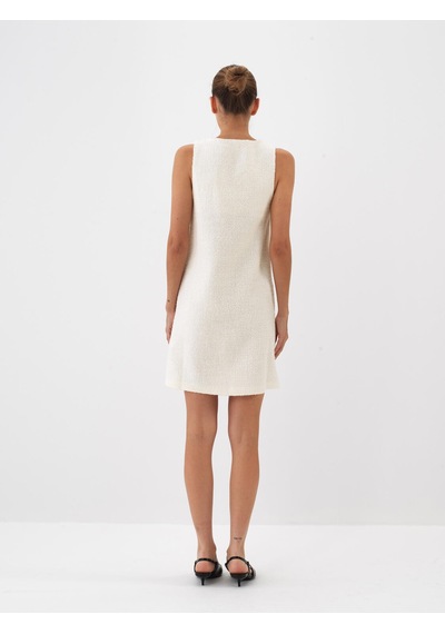 Xint Ekru Regular Fit Yünlü Elbise 286176